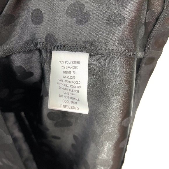 Reformed Women’s Small Black Polka Dot Print One Shoulder Dress Urban Outfitters - Picture 5 of 8